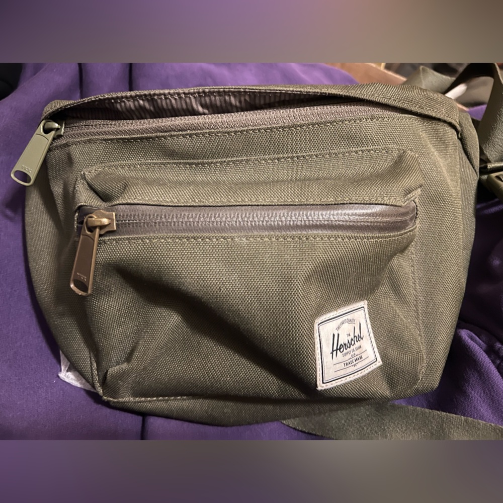 Herschel Supply Company Olive Green Crossbody Bag